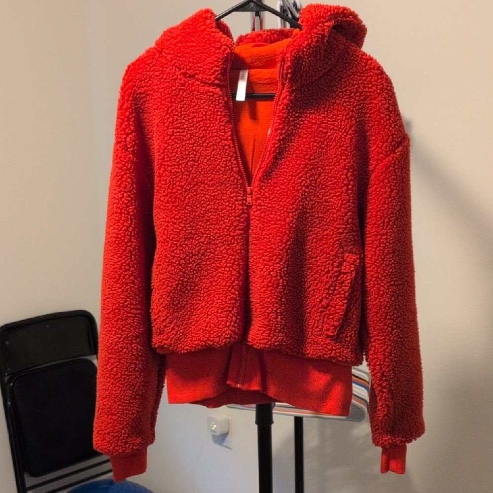 Fabletics Vibrant Red Kids Puffer Jacket